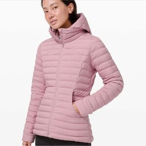 LULULEMON PACK IT DOWN PINK TAUPE JACKET SIZE 10